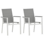 Möbelix Gartensessel-Set 2-Tlg. Parma Metall/Textil