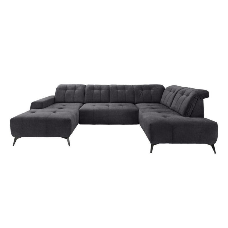 Ecksofa, Sitzvorzug Elektrisch Sano, Anthrazit, 180x337x200cm