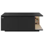 Möbelix Tv-lowboard Minecraft B: 125 Cm Schwarz, Carbon Optik