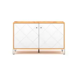 Kommode 123 Cm 2d Bilbao Bl4, Weiß