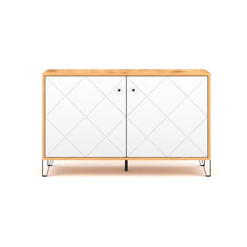 Kommode 123 Cm 2d Bilbao Bl4, Weiß