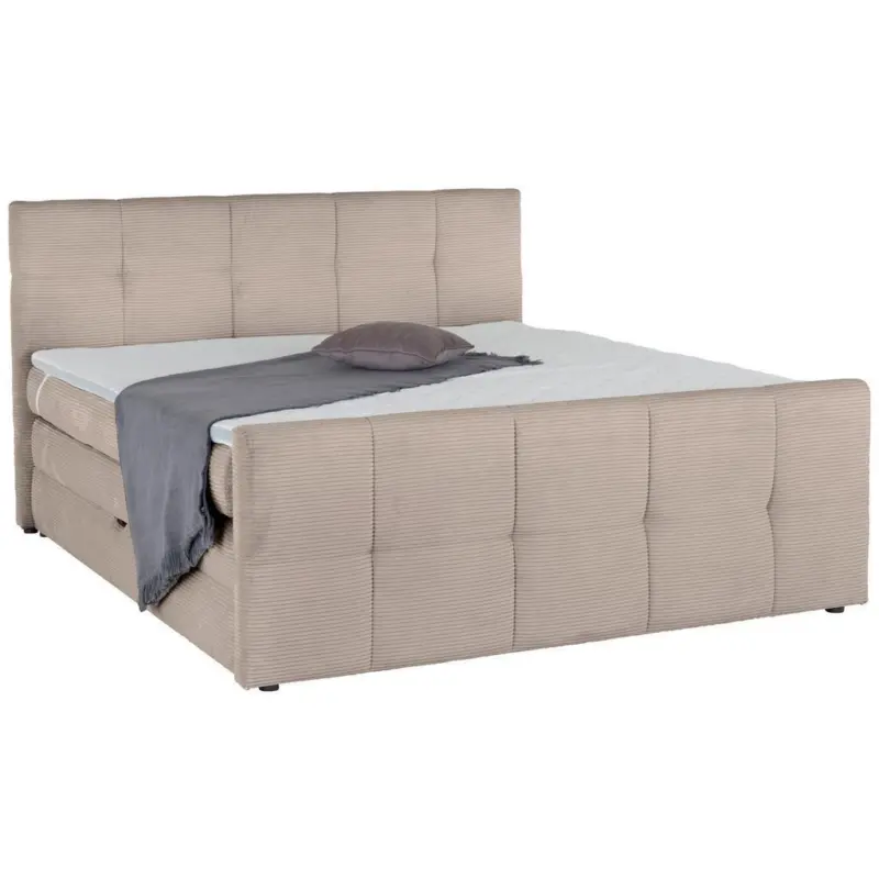 Boxspringbett mit Topper 160x200 Medino