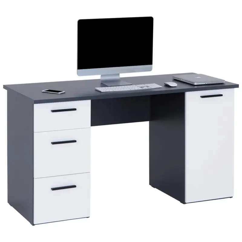 Schreibtisch mit Stauraum B 138 cm H 76cm
