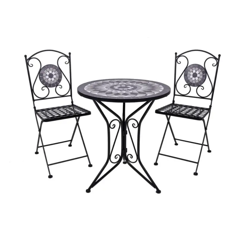 Balkonmöbel Set Jalua Metall/Stein