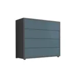 Möbelix Kommode 79 Cm Mailand Typ 3, Anthrazit