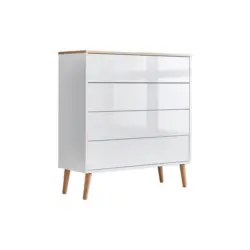 Kommode 79 Cm Mailand Typ 3 + Hf, Wei&szlig;