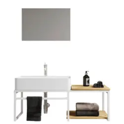 Badezimmer 3--Teilig. Waschplatz 'bitila 100'