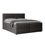 Möbelix Boxspringbett mit Bettkasten Palermo 180x200 Anthrazit