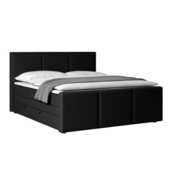 Boxspringbett Bologna 180x200 cm Schwarz