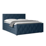 Möbelix Boxspringbett Porto 180x200 cm Blau