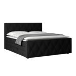 Möbelix Boxspringbett Porto 180x200 cm Schwarz