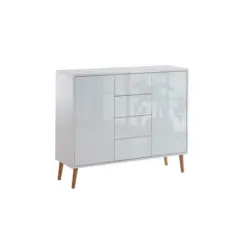 Kommode 105,5 Cm Mailand Typ 11 + Hf, Weiß