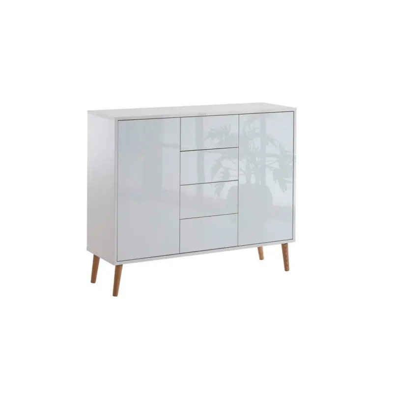 Kommode 105,5 Cm Mailand Typ 11 + Hf, Weiß