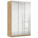 Möbelix Kleiderschrank Reflect inkl. Inneneinteilung, 2 Körbe