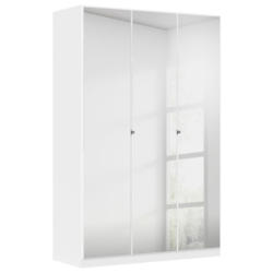 Drehtürenschrank 136 cm Reflect Alpinweiß Dekor