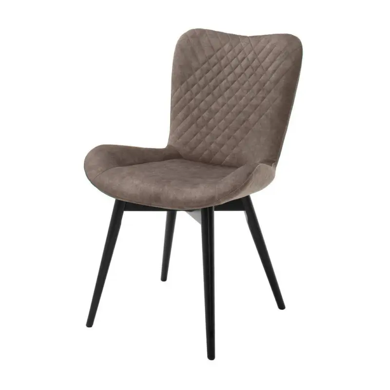 Stuhl Sarander Cappuccino Echtholz-Beine