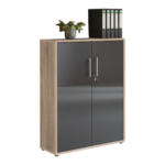 Möbelix Aktenschrank versperrbar Anthrazit/Eiche Dekor B:84,5cm