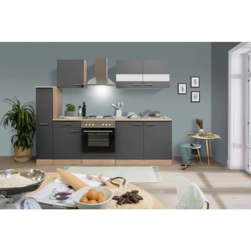 Einbauküche Küchenblock Möbelix Merle Einbauküche Küchenblock Möbelix 240 cm