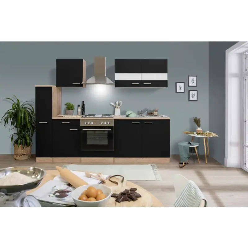 Einbauküche Küchenblock Möbelix Merle Einbauküche Küchenblock Möbelix 240 cm