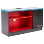 Möbelix Tv-lowboard Carbon-tek B: 160 Schwarz, Rot