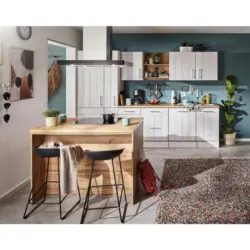 Einbauküche Küchenblock Möbelix Anton Inselküche 310 cm