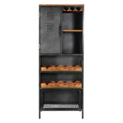 Barschrank Montana B: 72 Cm Schwarz