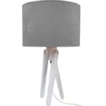 Möbelix Tischleuchte 4210312 Trivet - Weiß/grau