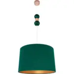 Möbelix Hängeleuchte 8553253 Pendel Bolla 40 -Grün