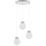 Möbelix Hängeleuchte 8570536 B-Orb 3-Grau/ceiling