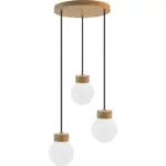 Möbelix Hängeleuchte 8570545 B-Orb 3-Eiche/ceiling