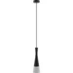 Möbelix Hängeleuchte 8511139 Vegas2, 1-Fl, Schwarz