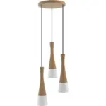 Möbelix Hängeleuchte 8511545 Vegas2,3-Fl,eiche,cell
