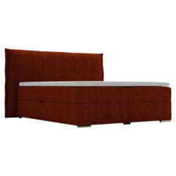 Boxspringbett Vibia Rostbraun