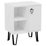 Möbelix Nachtkästchen Weiß H: 63 Cm Neptun