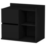 Möbelix Nachtkästchen Schwarz H: 53,2 Cm Juno
