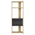 Möbelix Regal Abis 165 Cm Eiche Dekor, Anthrazit
