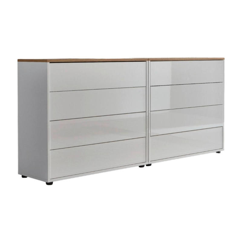 Sideboard Mailand 1 B: 158 Cm Weiß