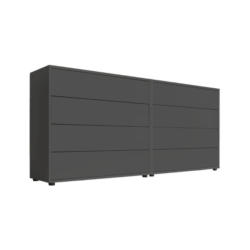 Sideboard Mailand 1 B: 158cm Anthrazit