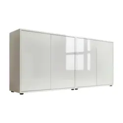Sideboard Mailand 2 B: 158 Cm Weiß