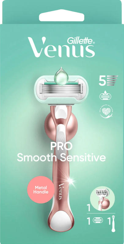 Gillette Venus Rasierer, Pro Smooth Sensitive