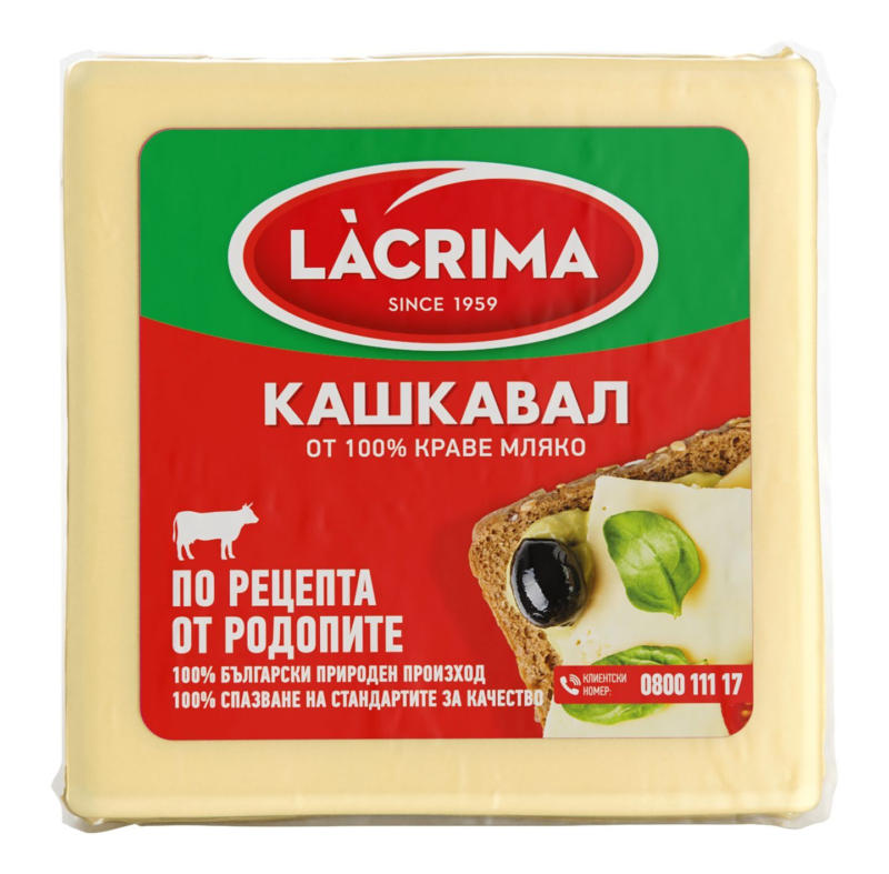 Lacrima Кашкавал от краве мляко