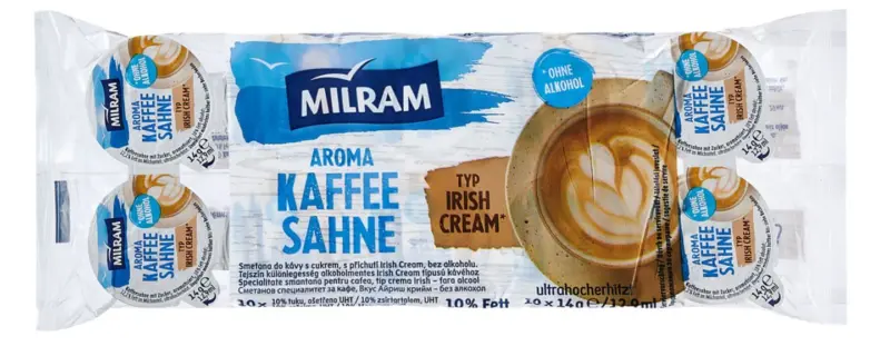 Milram Сметана за кафе различни видове