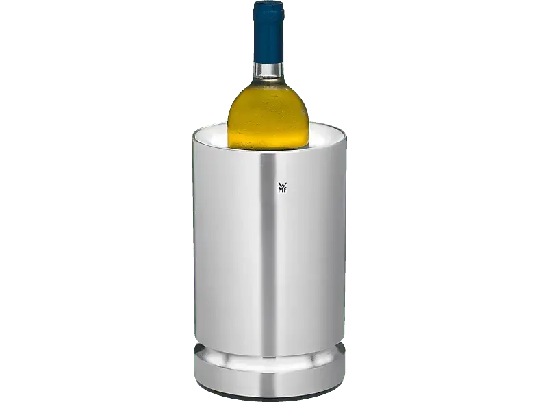 WMF Sekt und Weinkühler Ambient mit LED-Lichtring edelstahl; Sekt & Weinkühler