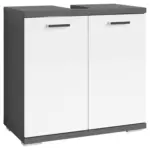 Möbelix Waschbeckenunterschrank Nebraska B: 60 Cm Anthrazit