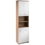 Möbelix Hochschrank Nebraska06 B: 50 Cm Weiß