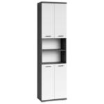 Möbelix Hochschrank Nebraska06 B: 50cm Weiß