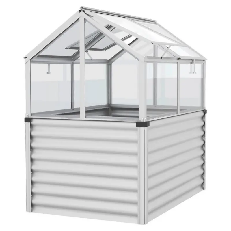 Hochbeet mit Fr&uuml;hbeetaufsatz Gamma Esg 89x135x127 cm