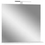 Möbelix Badspiegel 76x75x15 cm mit Beleuchtung