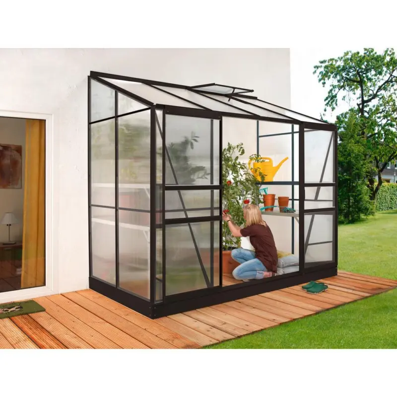 ANLEHN-GEW&Auml;CHSHAUSBAUSATZ IDA 3300 HKP 4MM, SCHWARZ
