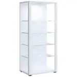Möbelix Vitrine Glasol B: 51,8 cm Weiß